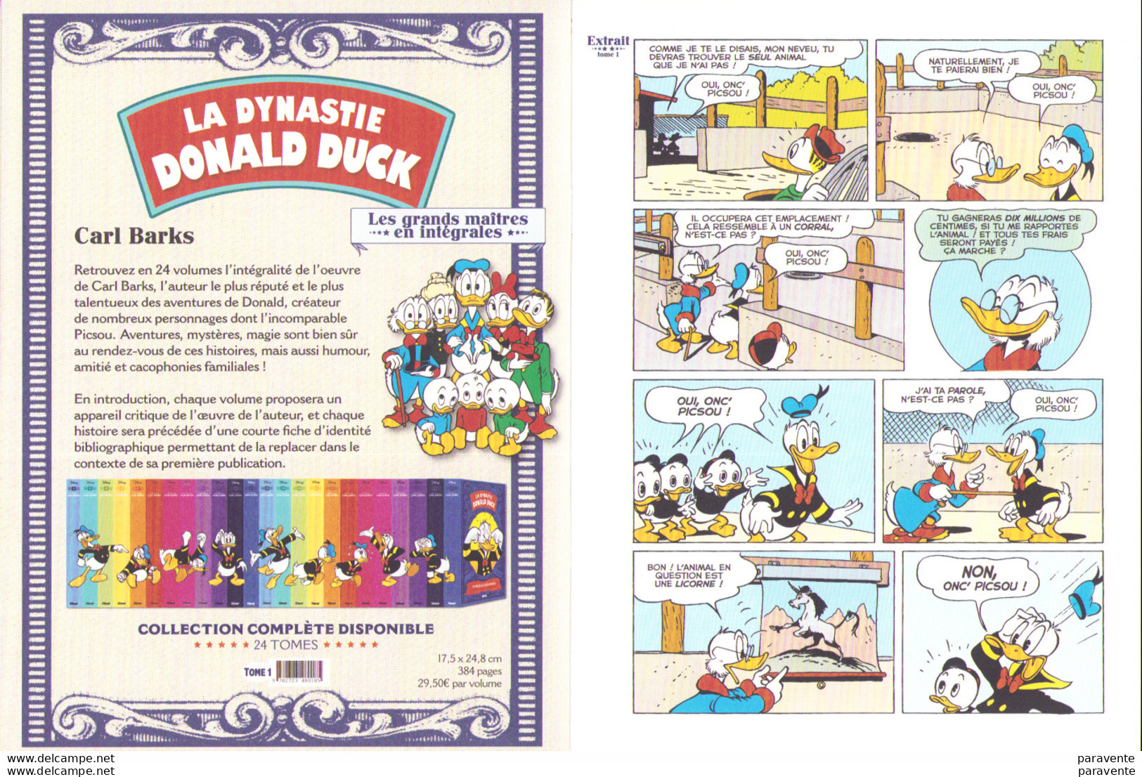 Dossier REDECOUVREZ INCROYABLE PATRIMOINE DISNEY De Glenat Avec Scarpa Banks Don Rosa Godfredson - Press Books