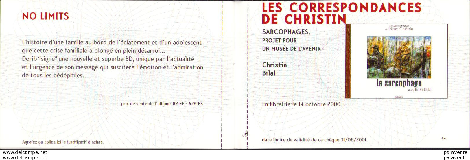 Catalogue DARGAUD BD+ , Bilal Delaby Guarnido Marini Vance XIII Tronheim Leo Derib Fred En 2001 - Other & Unclassified