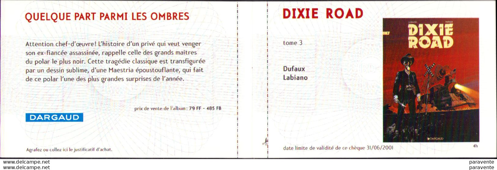 catalogue DARGAUD BD+ , bilal delaby guarnido marini vance XIII tronheim leo derib fred en 2001