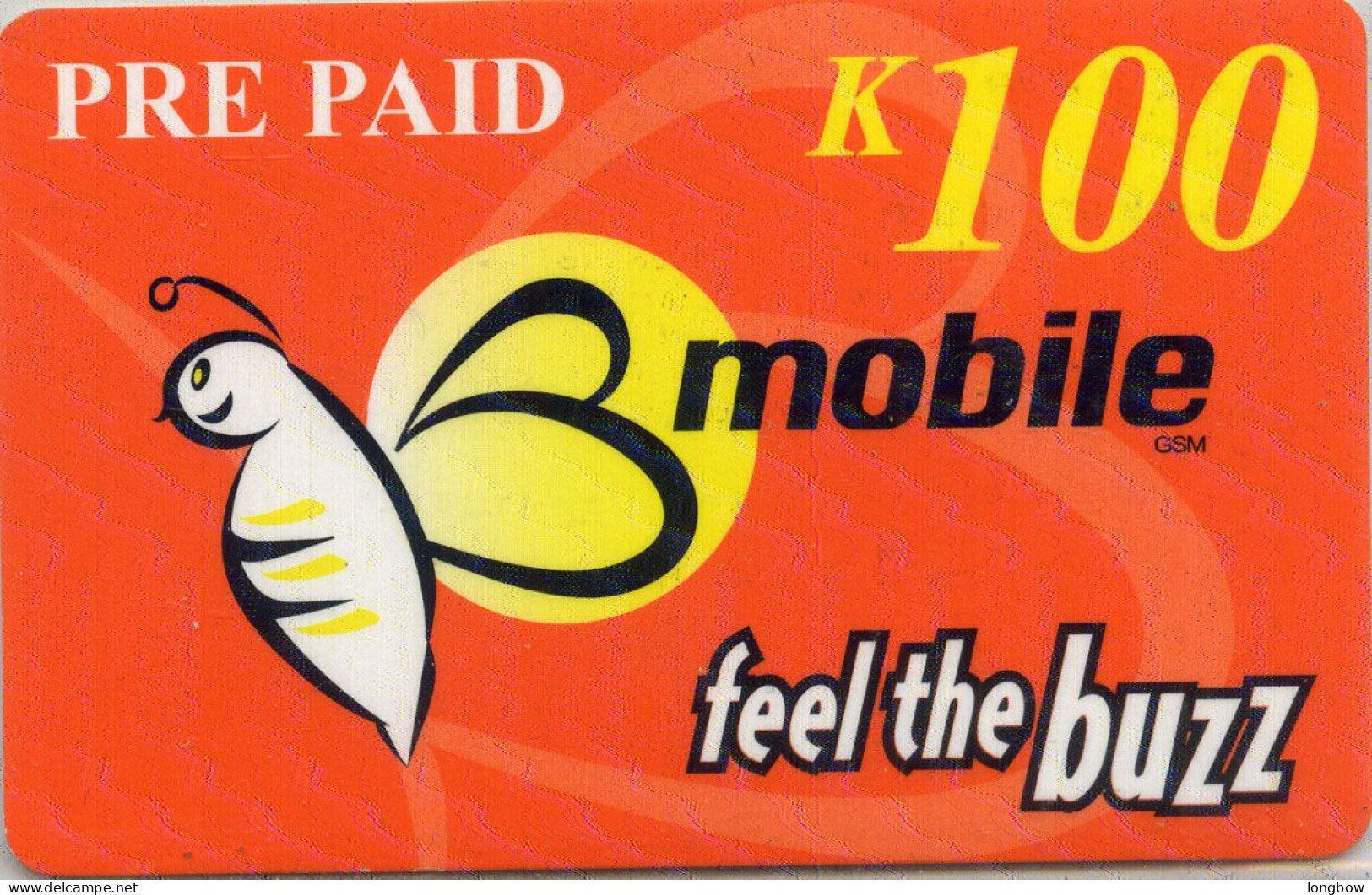 Papua New Guinea Pre Paid Mobile K100 Feel The Buzz - Papua Nueva Guinea