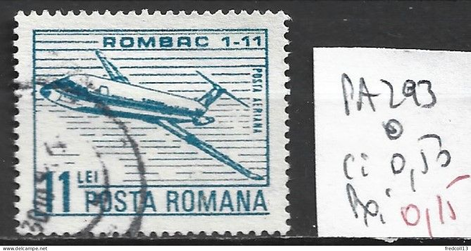 ROUMANIE PA 293 Oblitéré Côte 0.50 € - Usati