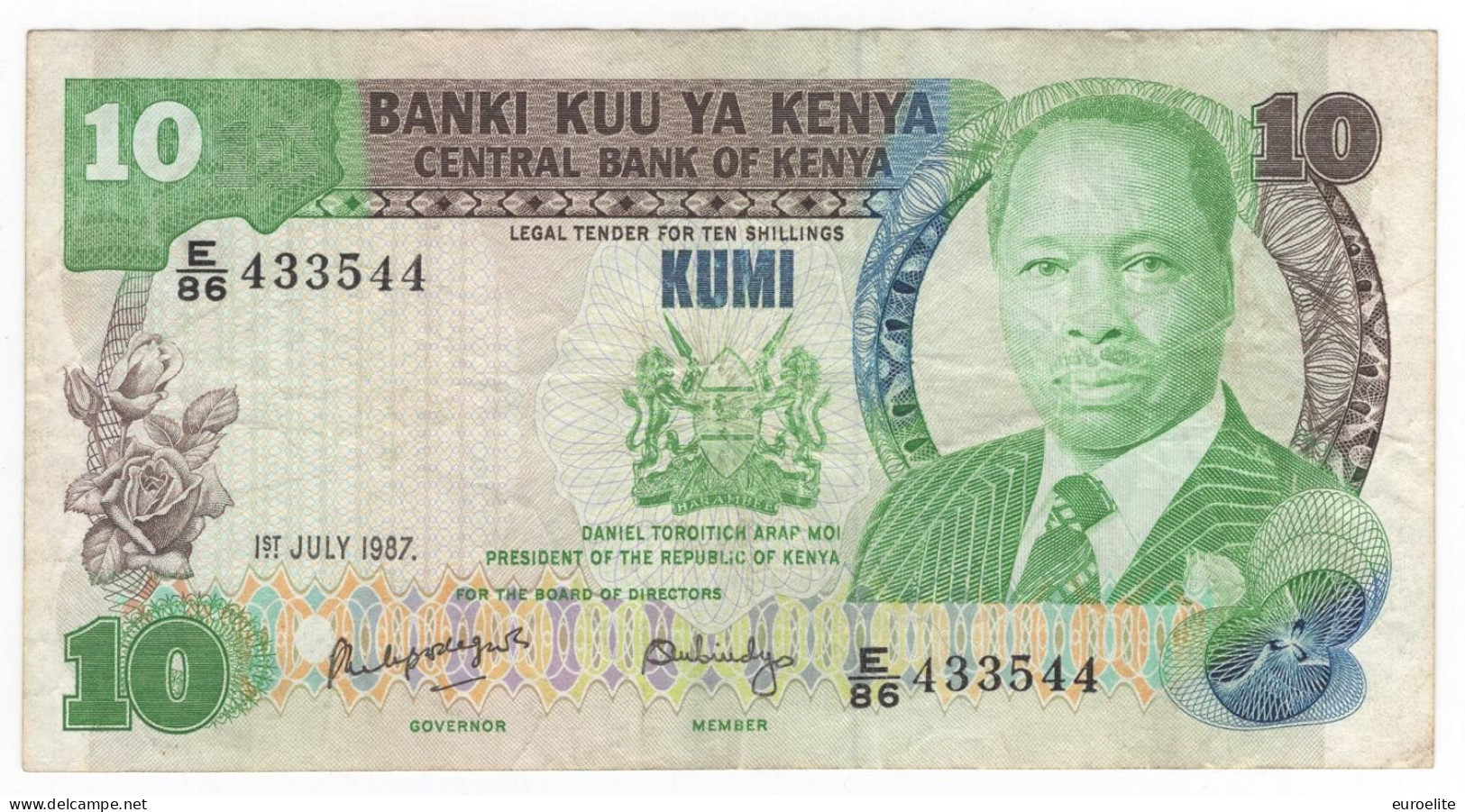 Kenya - Repubblica (dal 1963) - 10 Kumi 1981-1988 - Kenia