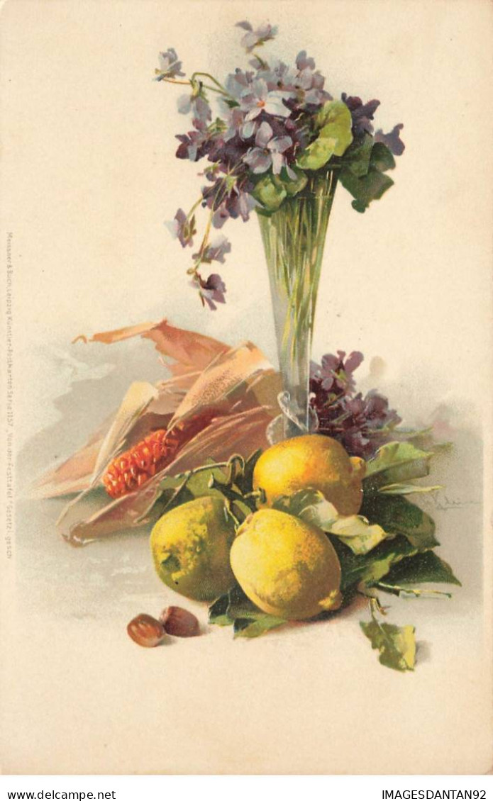 ILLUSTRATEUR KLEIN #32271 FLEUR MYOSOTIS ET CITRON - Klein, Catharina