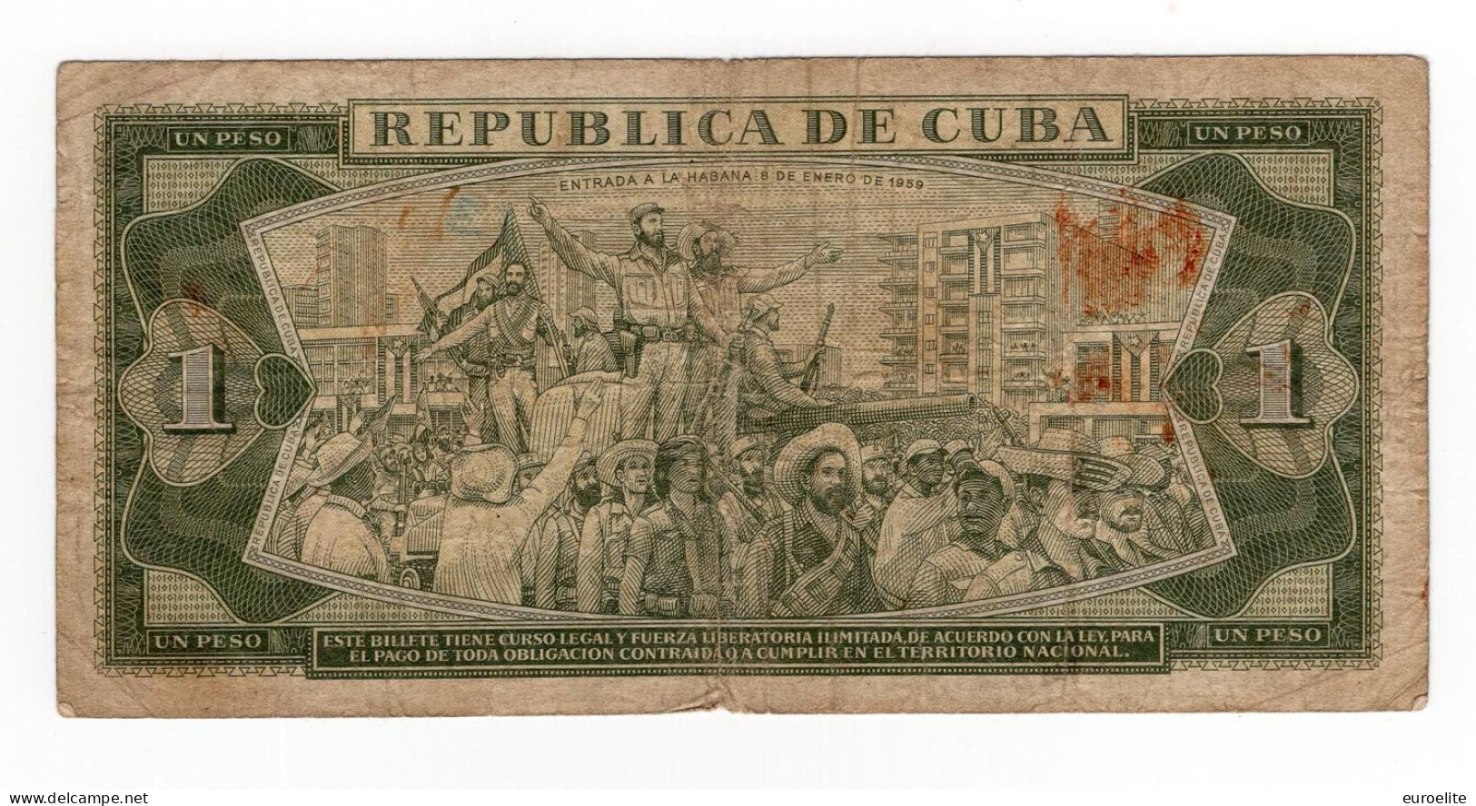 Cuba - Repubblica (dal 1959) - 1 Peso 1986 - Kuba