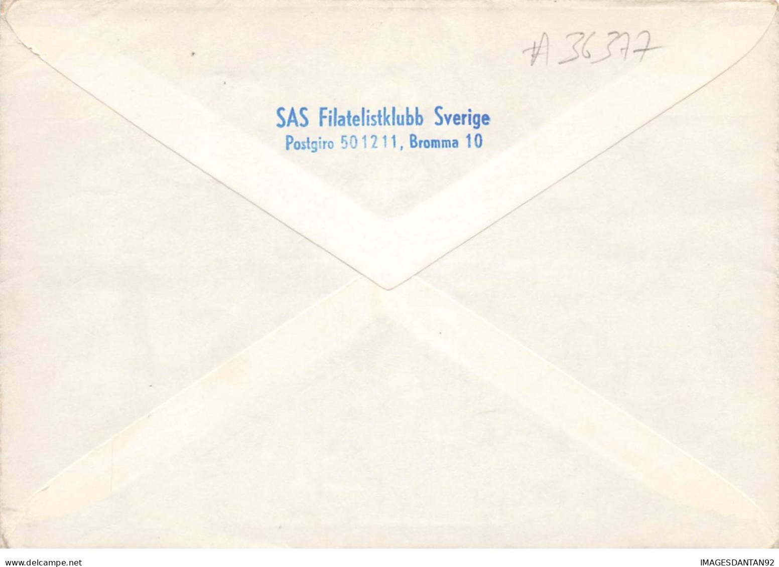 SUEDE #36377 FORSTA FLYGNING SAS KIRUNA BARDUFOSS KIRKENES 1963 - Briefe U. Dokumente