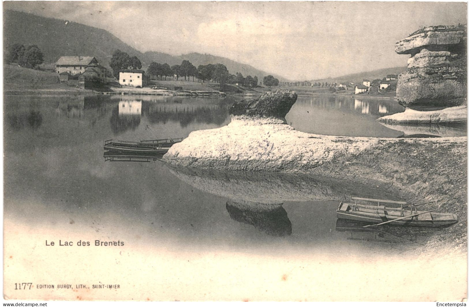 CPA Carte Postale Suisse Lac Des Brenets 1904 VM79016 - Autres & Non Classés