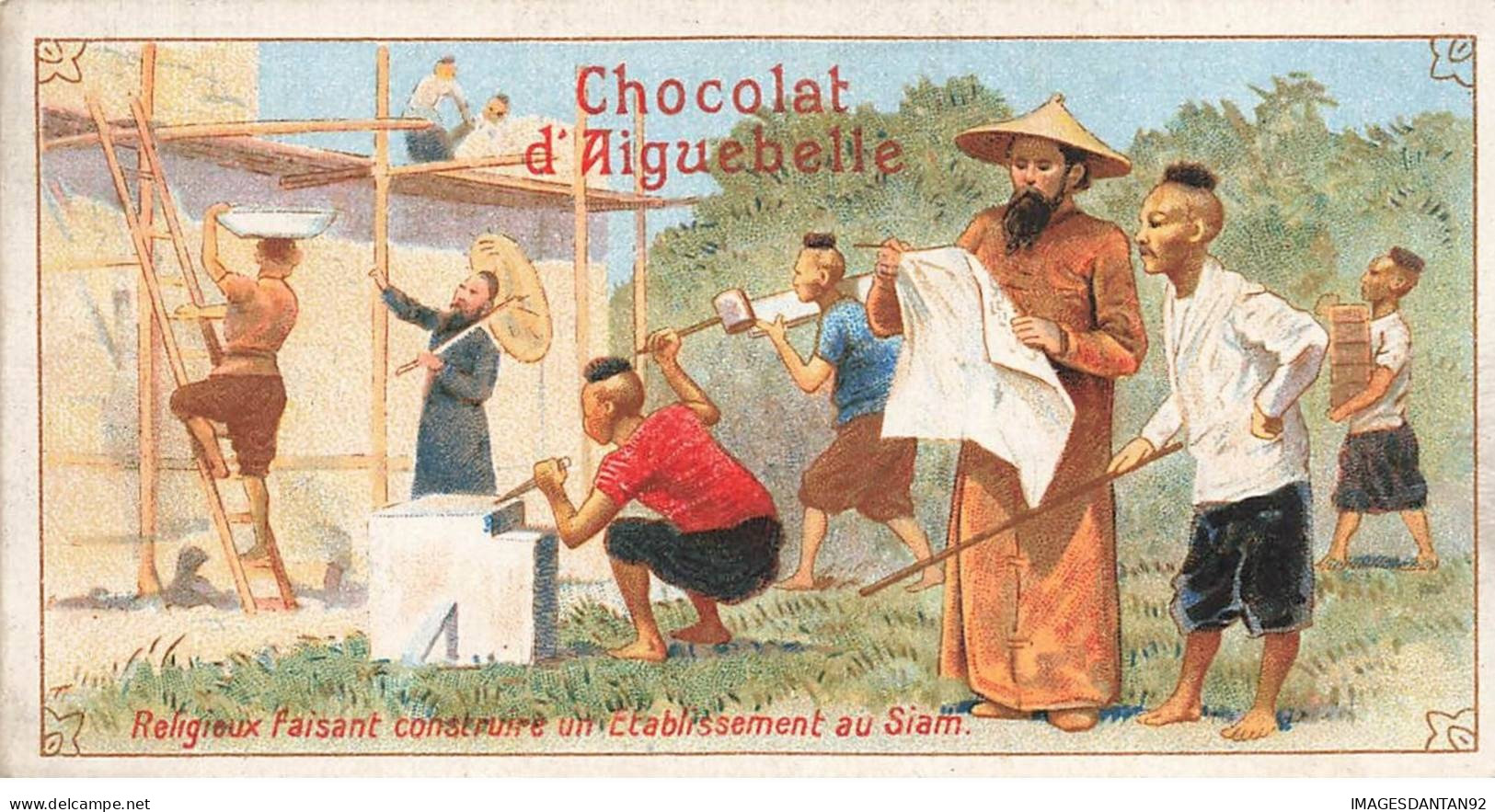 CHROMO #CL30993 CHOCOLAT D AIGUEBELLE RELIGIEUX CATHOLIQUE SIAM THAILANDE - Aiguebelle