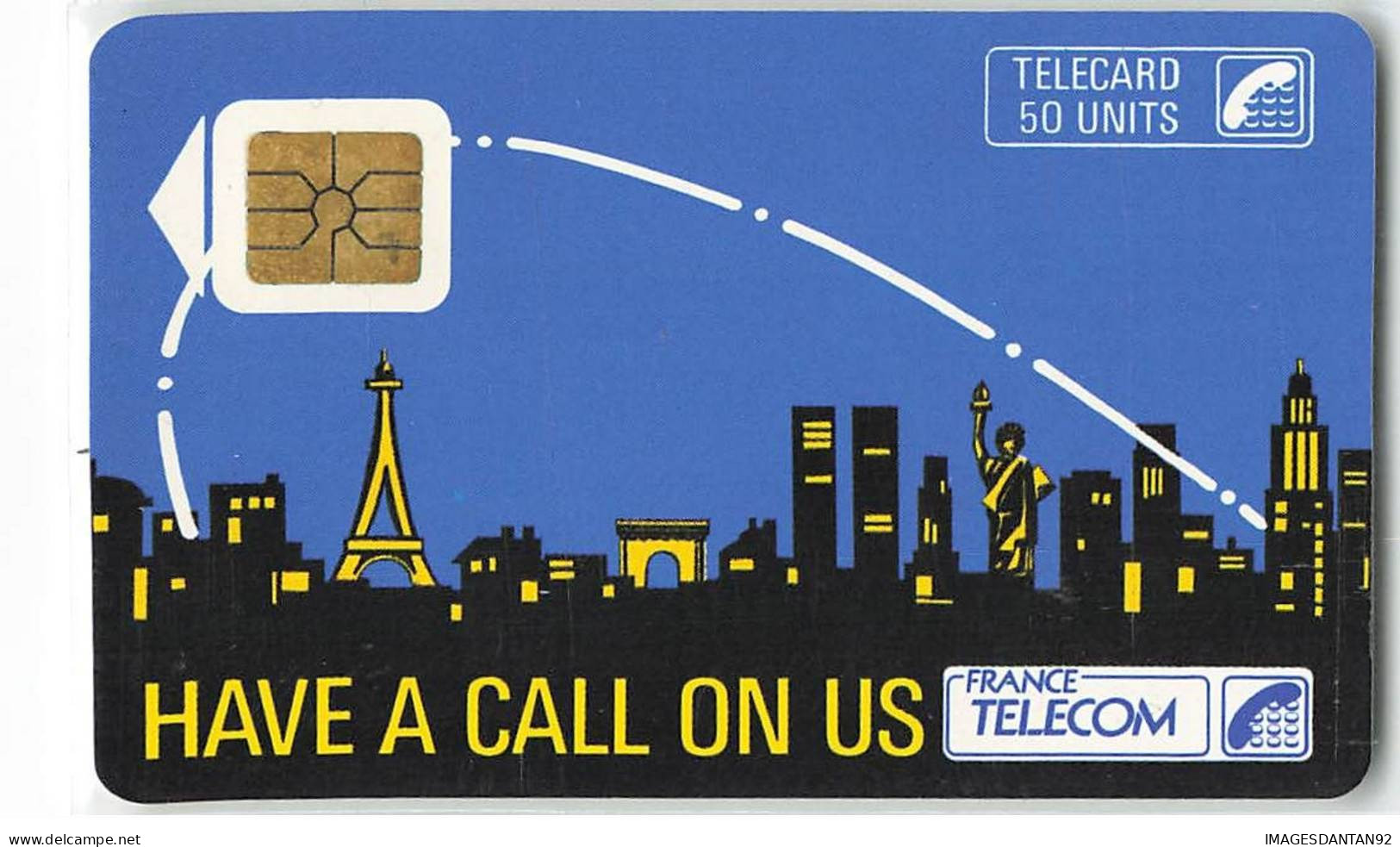 C11 HAVE A CALL ON US FRANCE TELECOM 50U 50000 Ex ANNEE 1987 - Privat