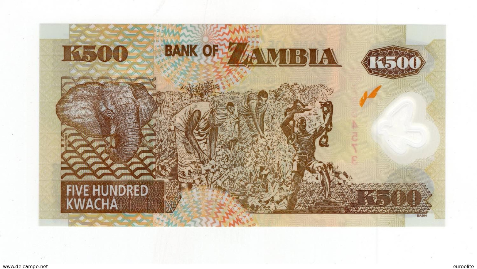 Zambia - 500 Kwacha 2008 - Zambie