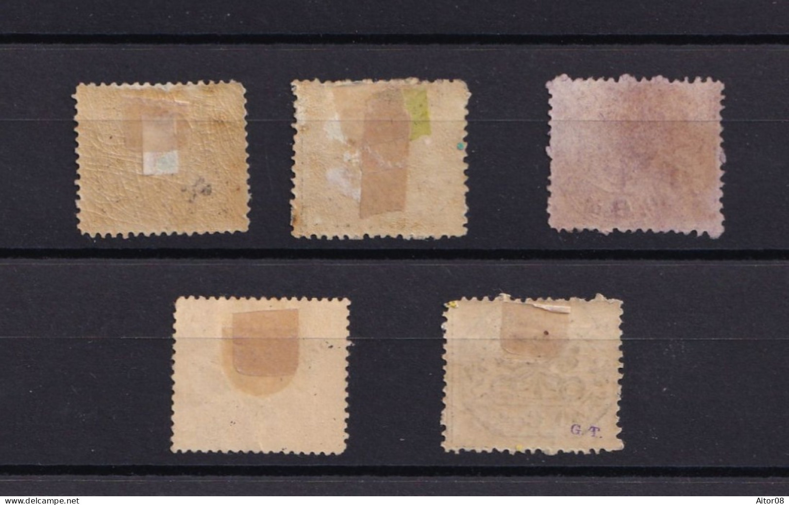 JOLI LOT DE TIMBRES NEUFS* DE 1868 . 2 TIMBRES COLLECTION PRIVEE.A VOIR DE PRES   . INTERESSANT - Papal States