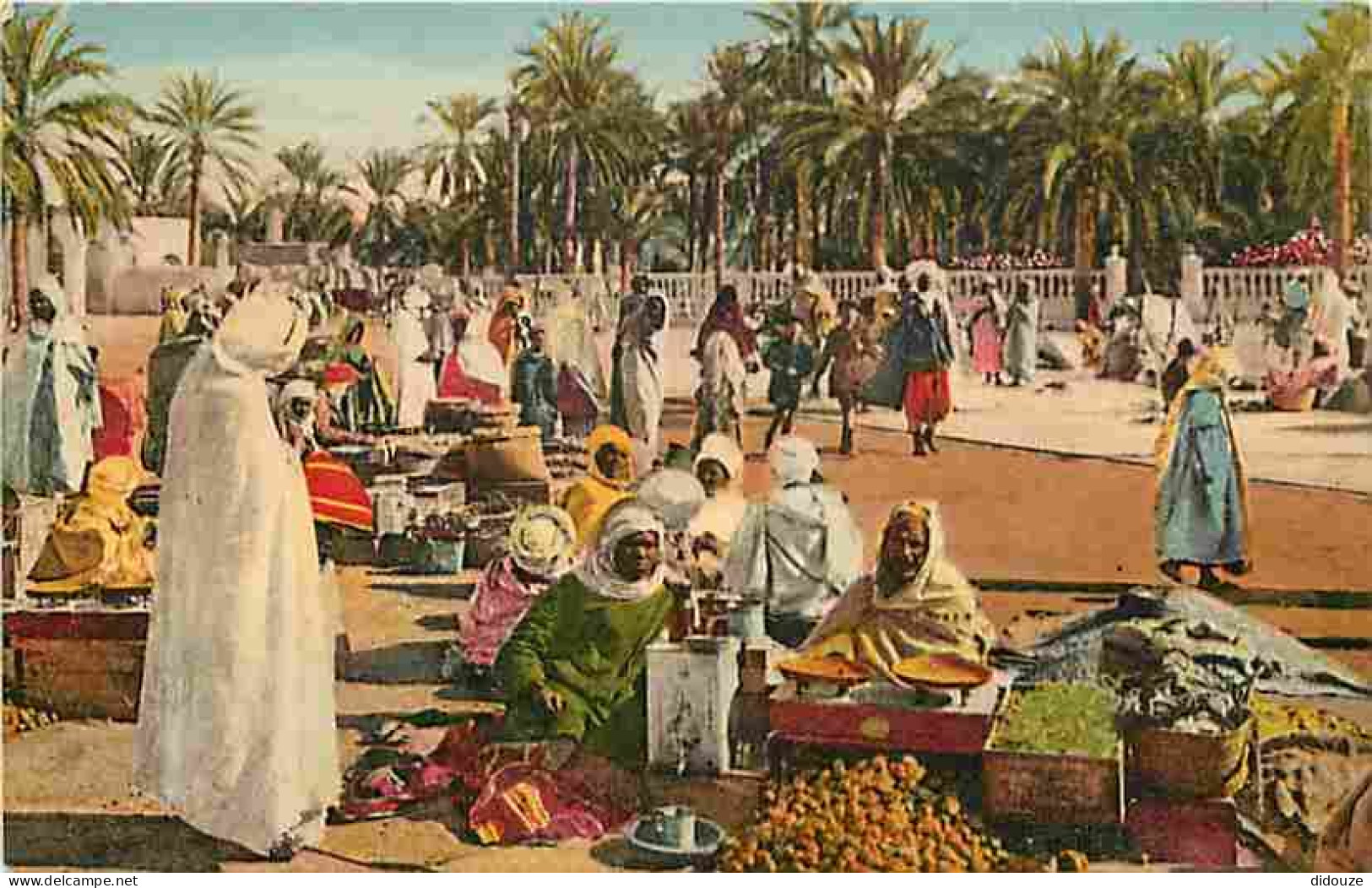 Marchés - Marché Indigène - Animée - Colorisée - CPA - Voir Scans Recto-Verso - Märkte