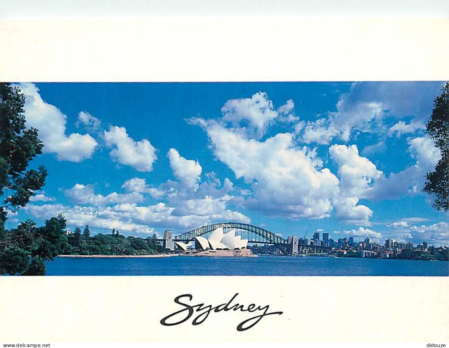 Australie - Australia - Sydney - Sydney Opera House And Harbour Bridge From The Domain - CPM - Voir Scans Recto-Verso - Sydney