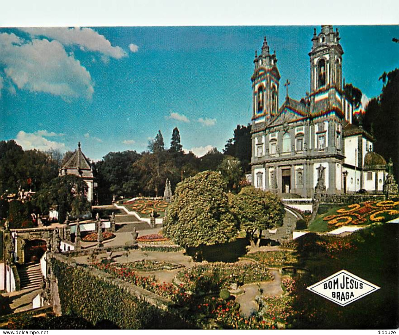 Portugal - Braga - Santuàrio Do Bom Jésus - Sancluaire Du Bon Jésus - Jardins - CPM - Carte Neuve - Voir Scans Recto-Ver - Braga