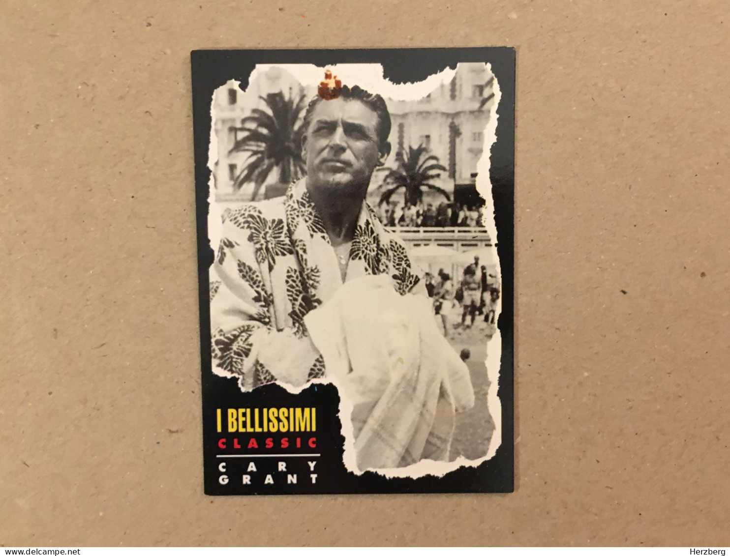 Italia Italy Edition - Cary Grant Actor   - Collection Trading Card - Other & Unclassified