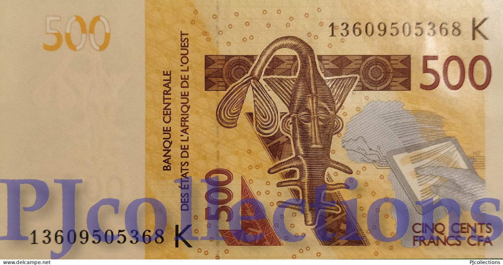 WEST AFRICAN STATES 500 FRANCS 2013 PICK 719Kb UNC - États D'Afrique De L'Ouest