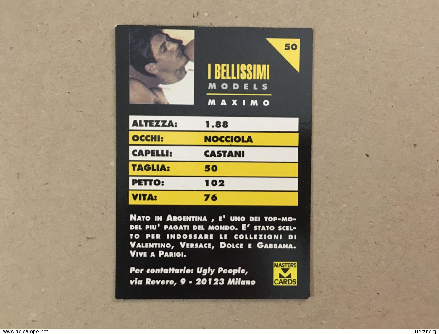 Italia Italy Edition - Maximo Model - Collection Trading Card - Autres & Non Classés