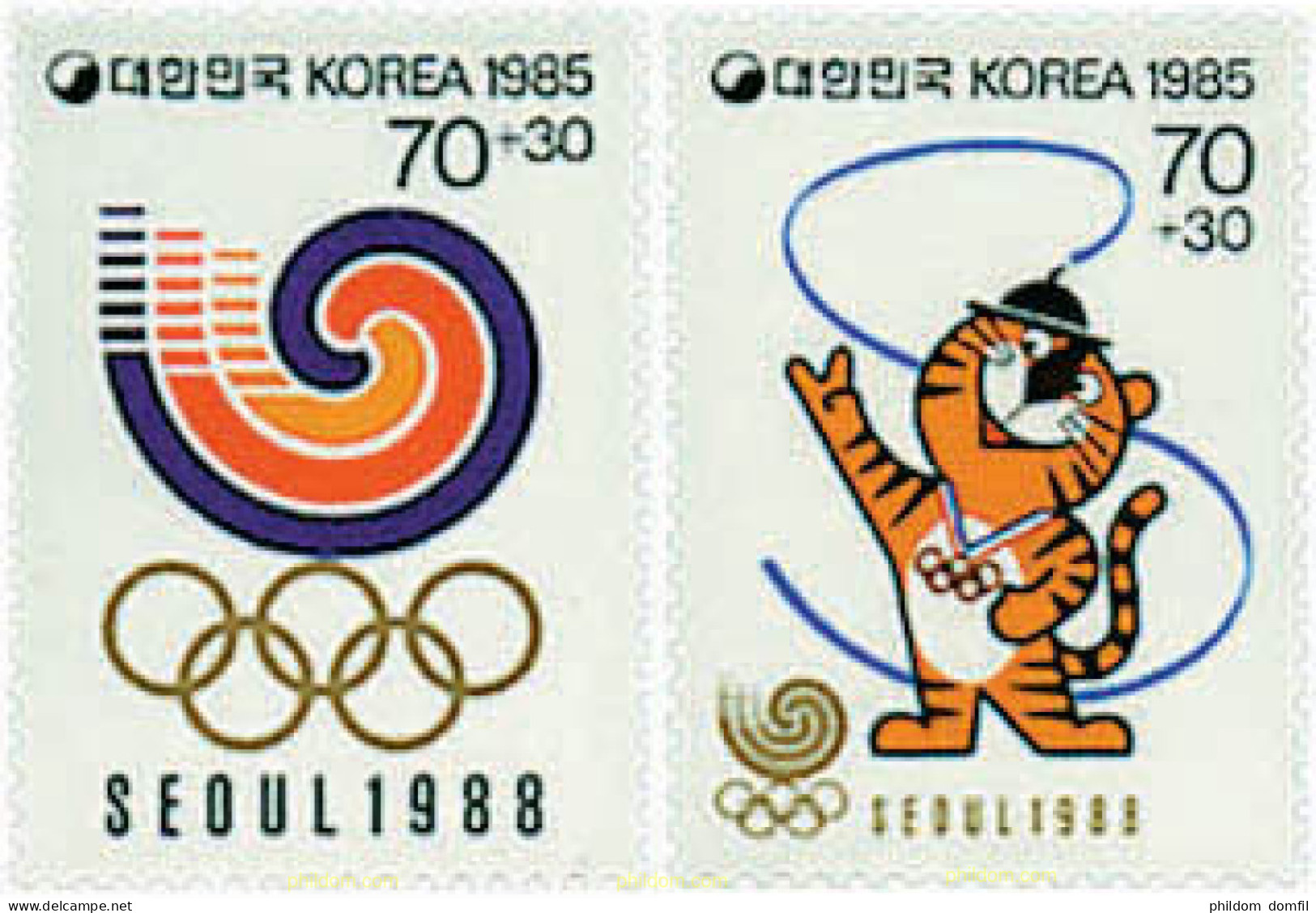 727854 HINGED COREA DEL SUR 1985 24 JUEGOS OLIMPICOS VERANO SEUL 1988 - Korea (Zuid)