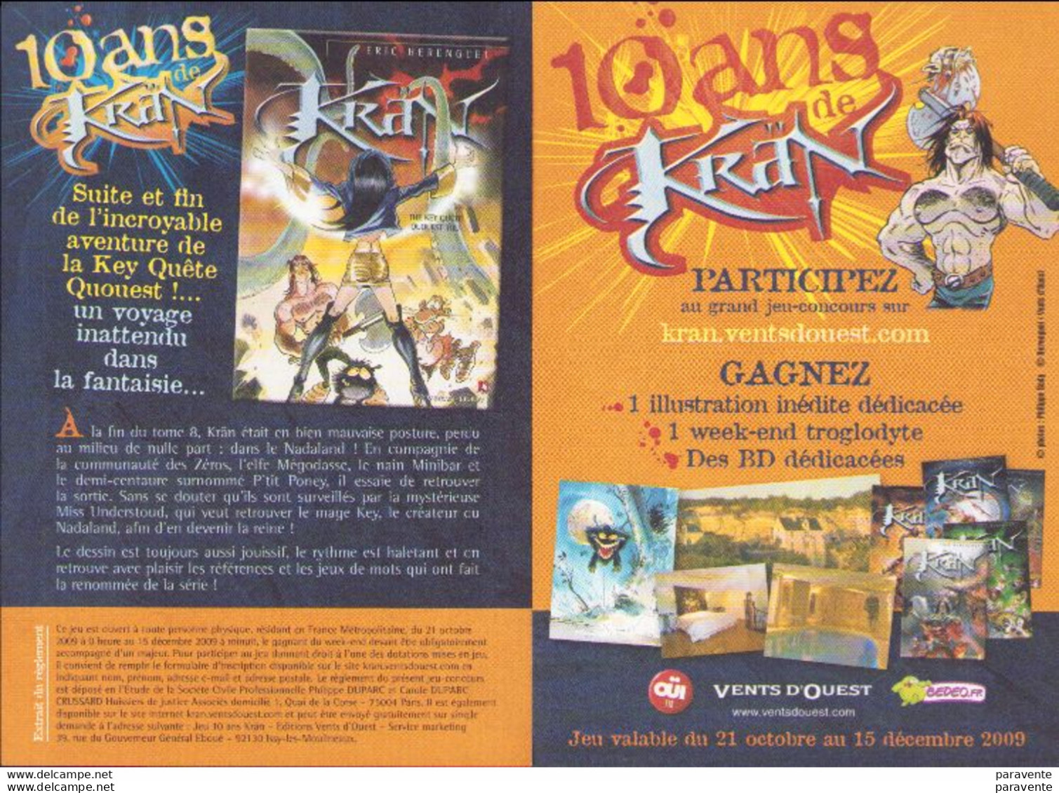 Flyer 10 ANS De KRAN Par HERENGUEL - Advertentie