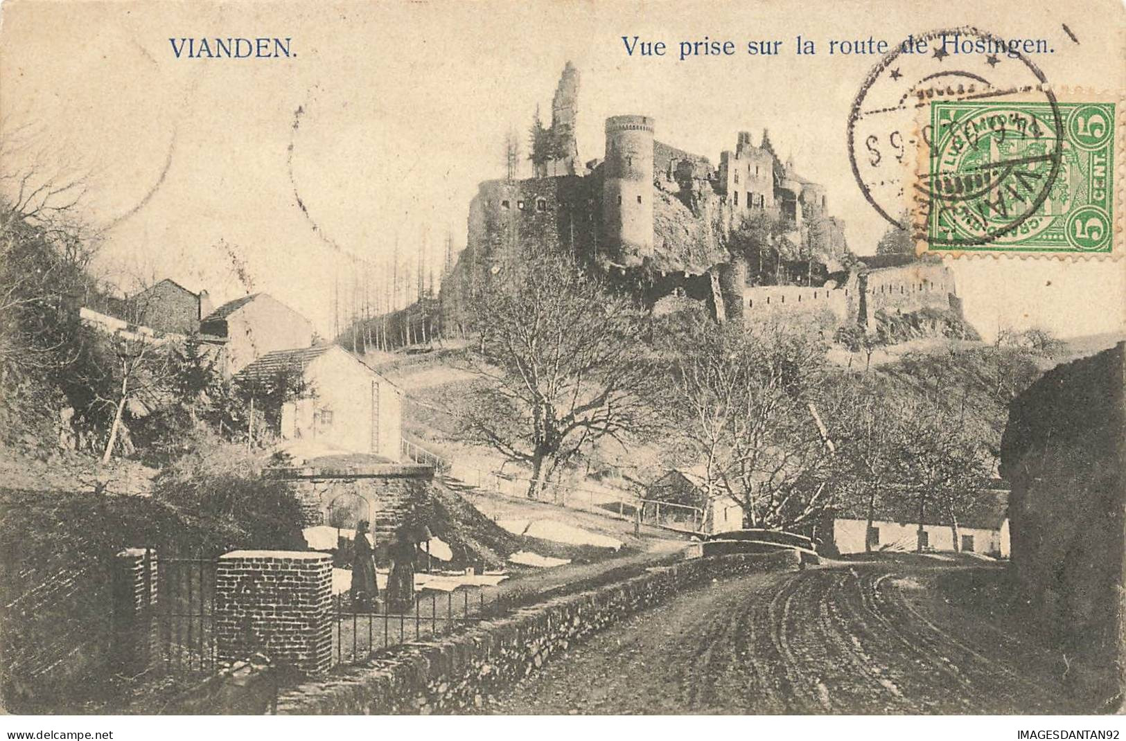 LUXEMBOURG #AS31391 VIANDEN VUE PRISE SUR LA ROUTE DE HOSINGEN - Vianden