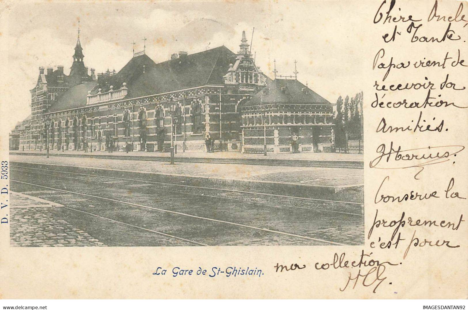 BELGIQUE #MK35717 LA GARE DE SAINT GHISLAIN - Saint-Ghislain