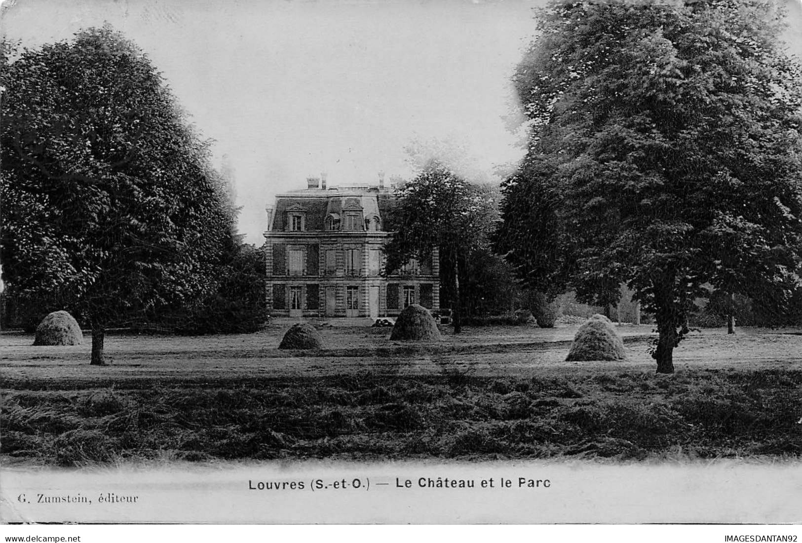 95 LOUVRES #AS30191 LE CHATEAU ET LE PARC - Louvres