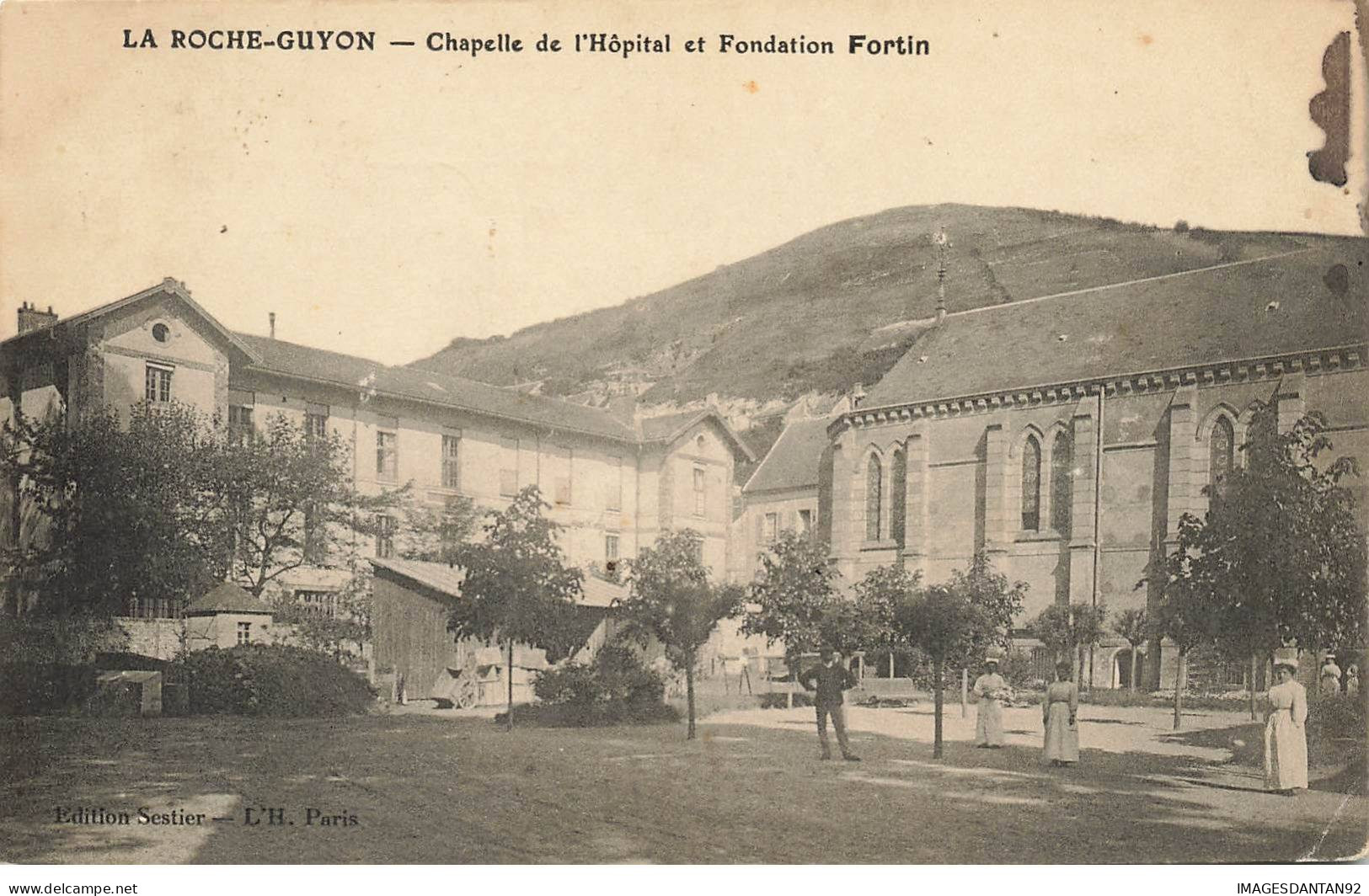 95 LA ROCHE GUYON #AS30193 CHAPELLE DE L HOPITAL ET FONDATION FORTIN - La Roche Guyon