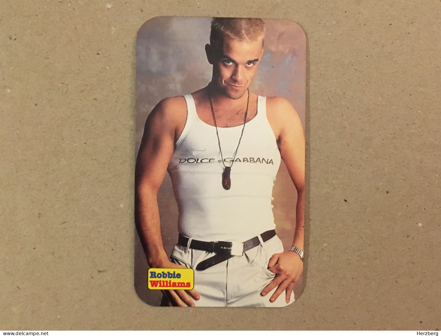 Italia Italy Edition - Robbie Williams Singer Musician  - Collection Trading Card - Other & Unclassified