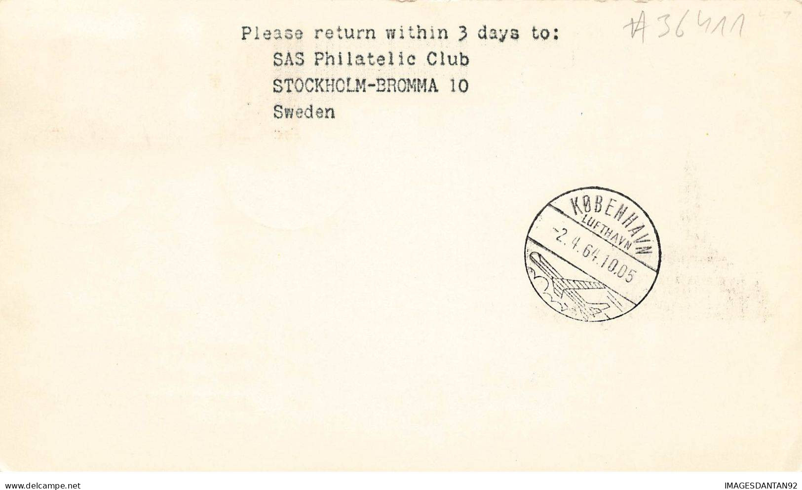 FINLANDE #36411 FINLAND 1964 TURKU ABO SAS COPENHAGEN FIRST FLIGHT - Brieven En Documenten