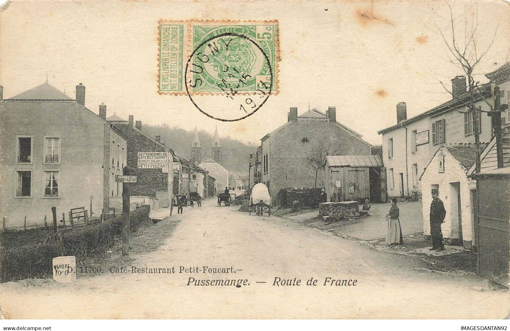 BELGIQUE #MK35507 PUSSEMANGE ROUTE DE FRANCE EDIT CAFE PETIT FOUCARD - Vresse-sur-Semois