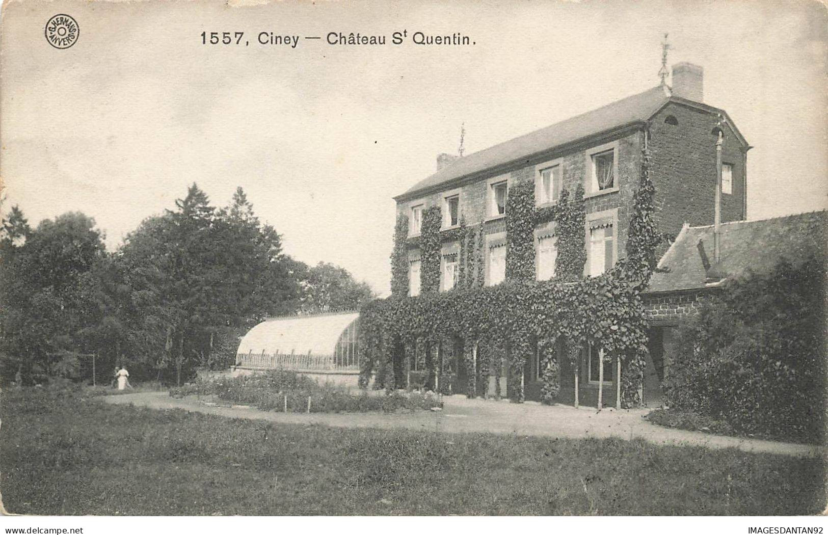 BELGIQUE #MK35519 CINEY CHATEAU ST QUENTIN - Ciney