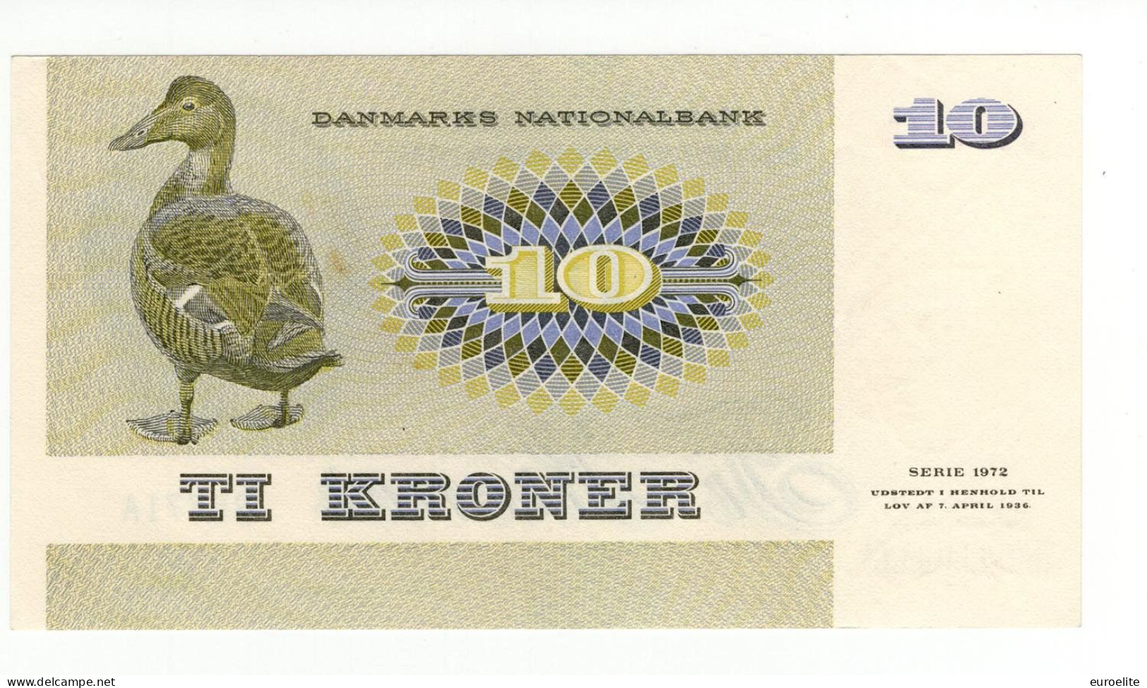 Danimarca - Regno - 10 Kroner 1972 - Dinamarca