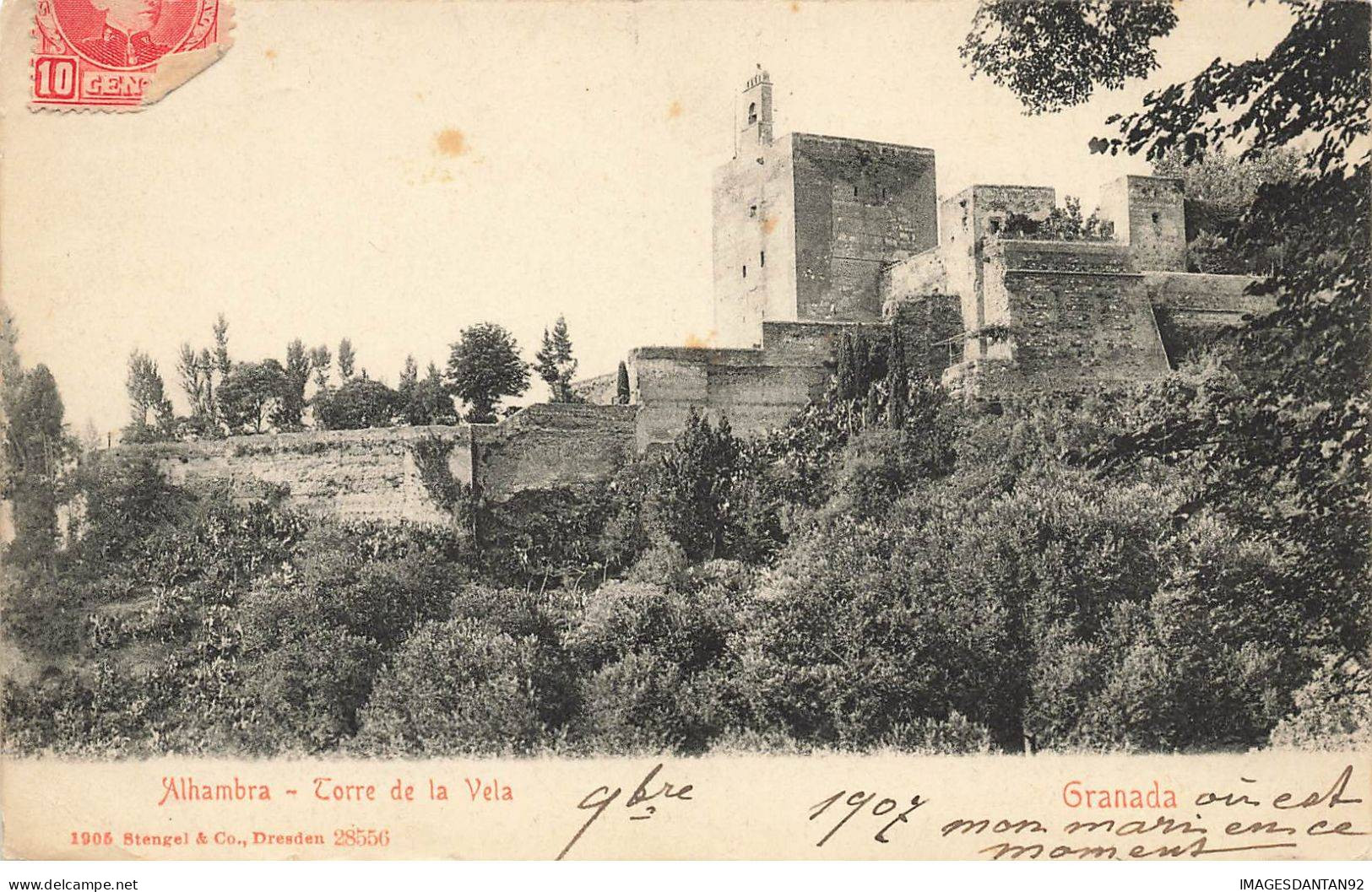 ESPAGNE #AS31588 ALHAMBRA TORRE DE LA VELA GRANADA - Granada