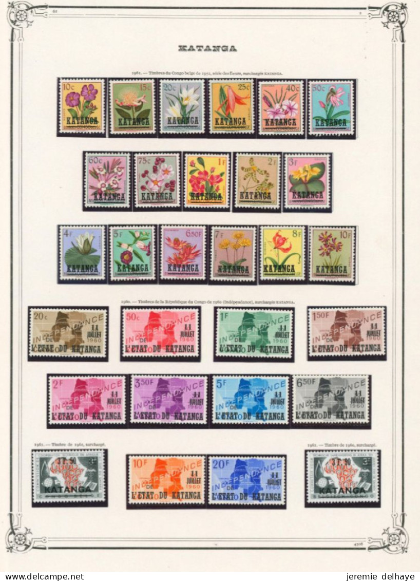 Katanga - Collection : N°1/51 Complet ** Neuf Sans Charnières (MNH) - Katanga