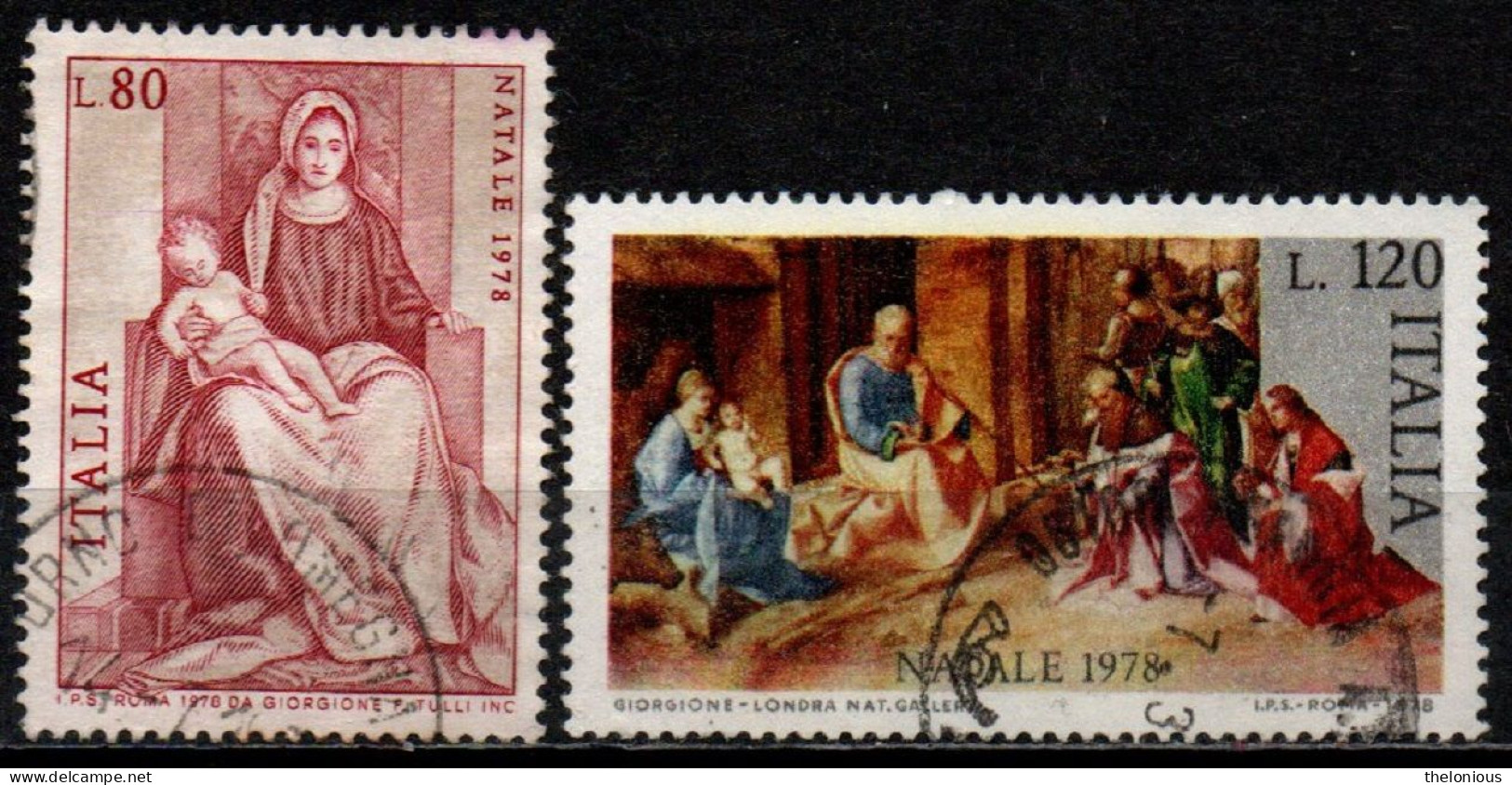 Italia Repubblica 1978: Natale - Usati - 1971-80: Used