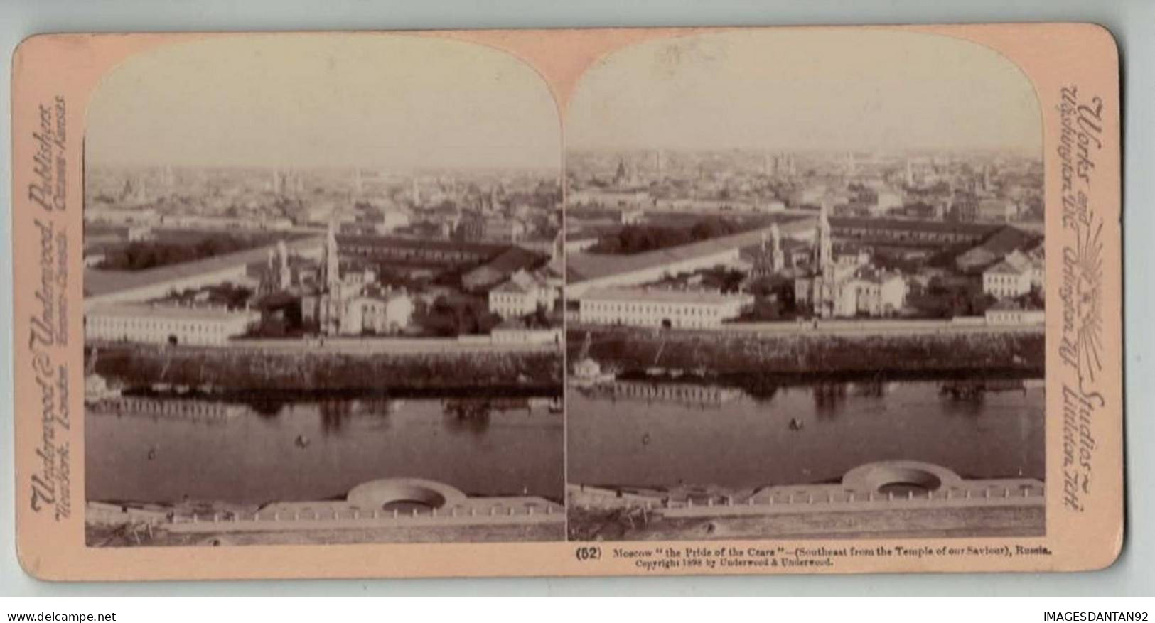 RUSSIE RUSSIA #PP1305 MOSCOW MOSCOU ORGUEIL DES TSARS CZARS 1898 - Stereo-Photographie