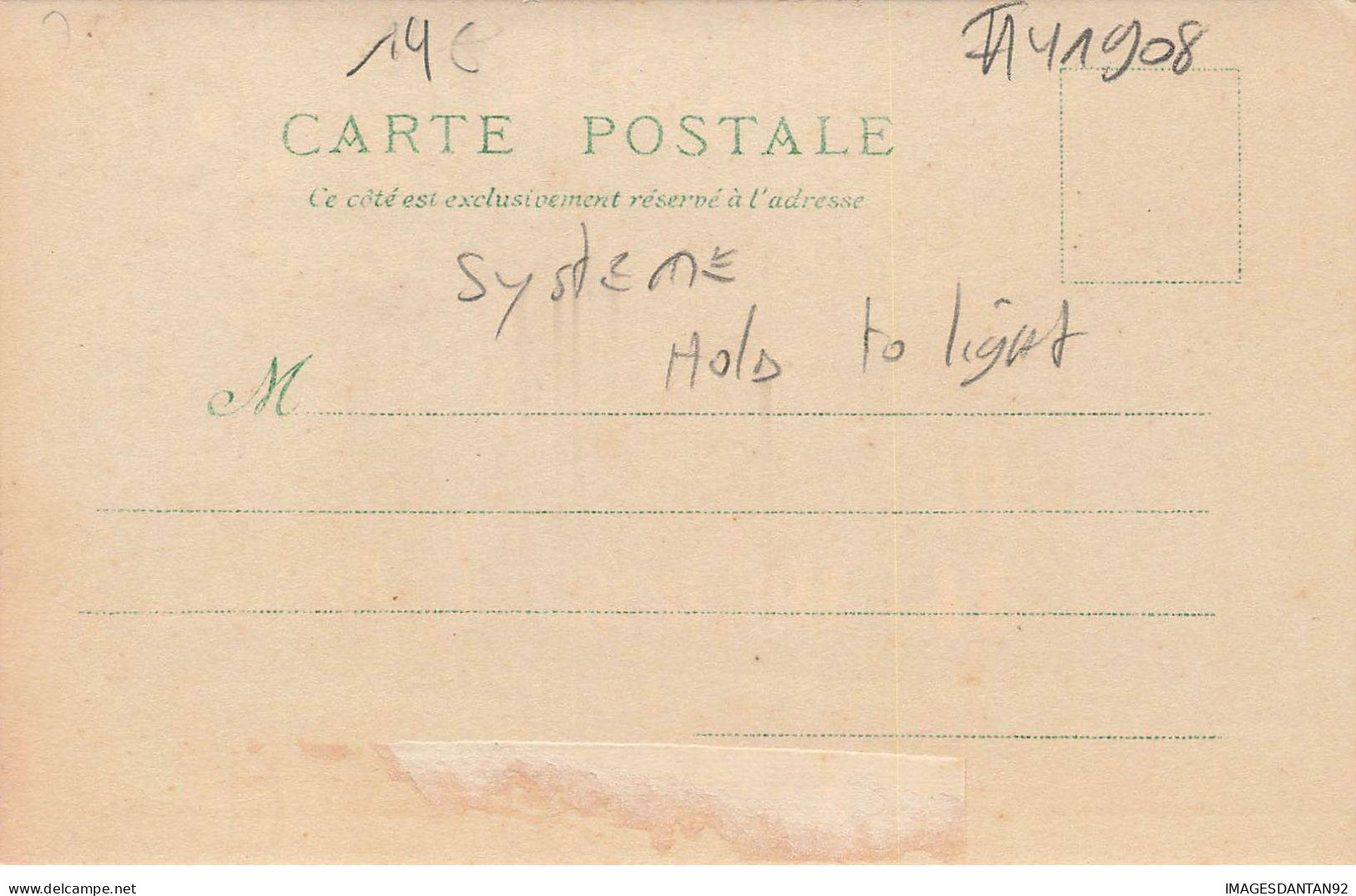 CONTRE LA LUMIERE #MK41908 PARIS PAVILLONS DE CERAMIQUE . HOLD TO LIGHT CARTE SYSTEME - Tegenlichtkaarten, Hold To Light