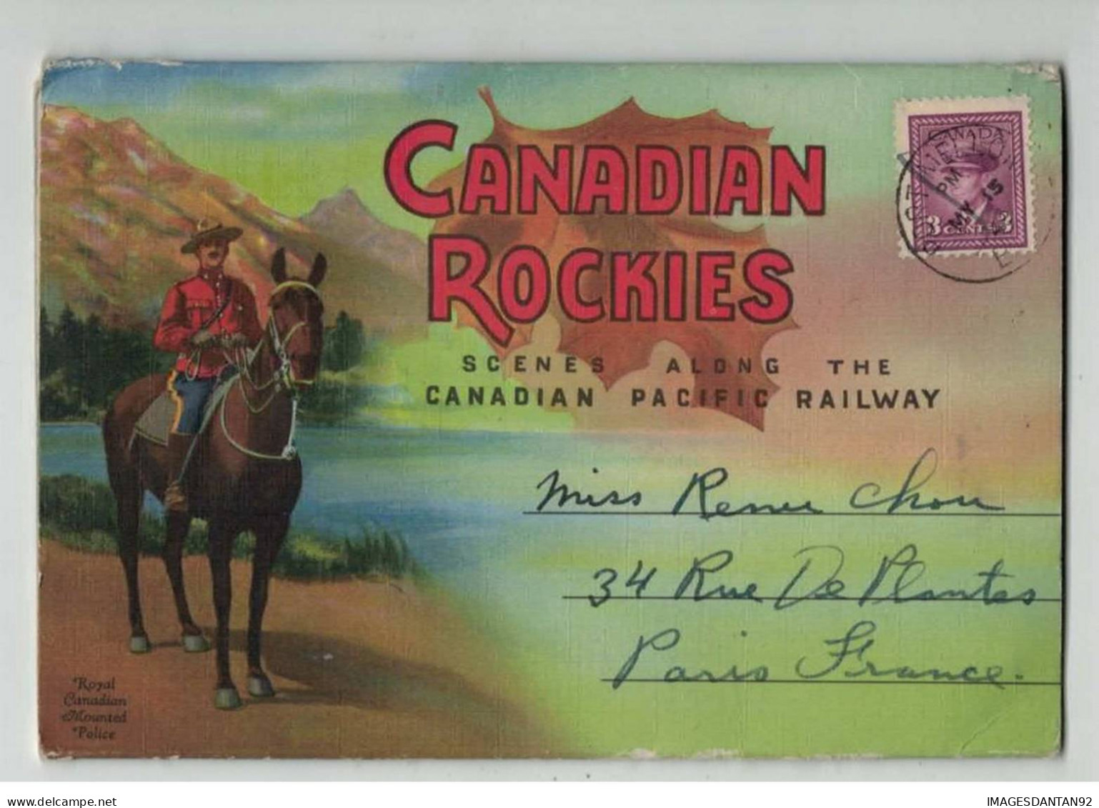 CANADA #FG35319 CANADIAN ROCKIES PACIFIC RAILWAY CARNET COMPLET 18 VUES - Unclassified