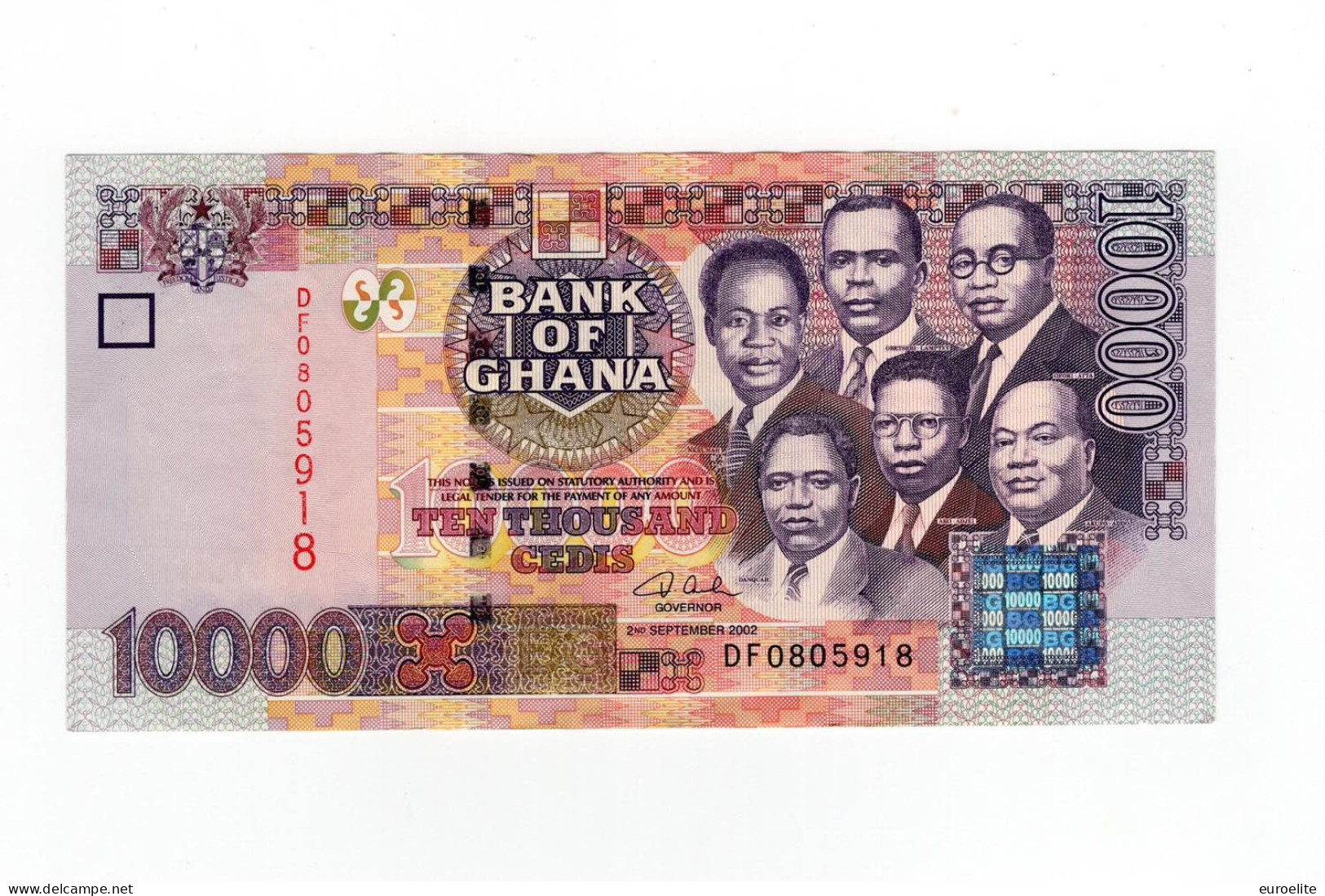 Ghana - Banca Del Ghana - 10.000 Cedis 2002 - Ghana