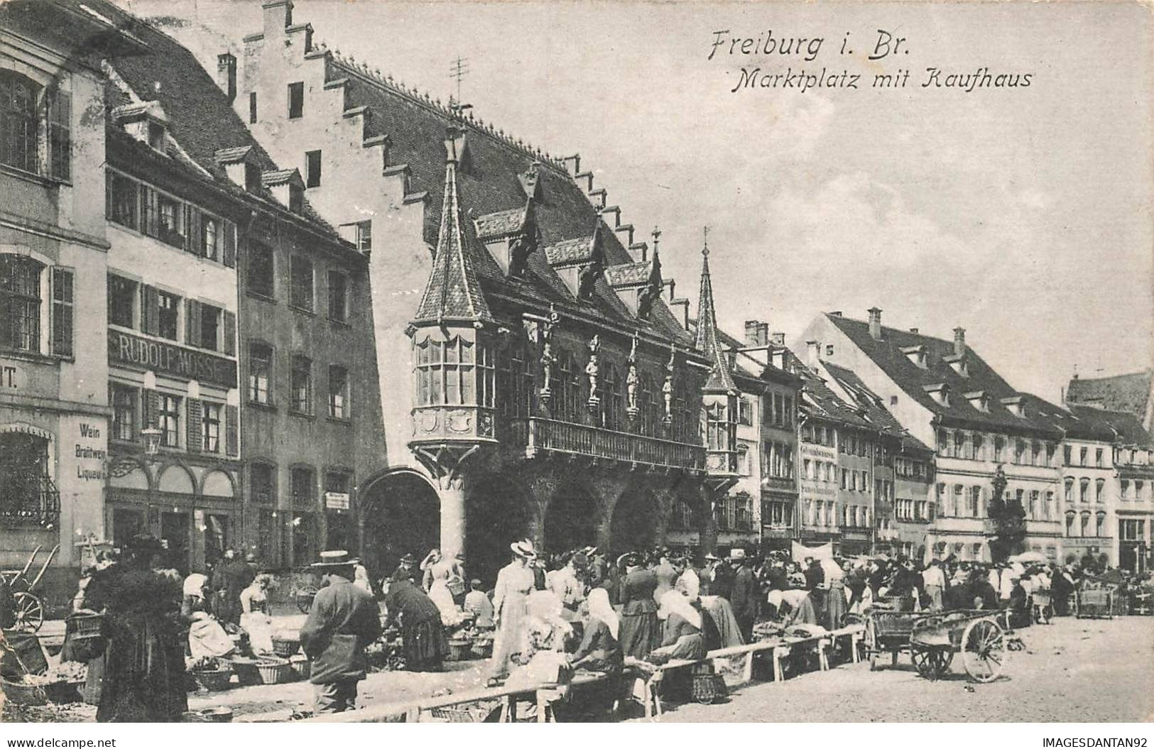 ALLEMAGNE #MK42346 MARKTPLATZ MIT KAUFHAUS - Freiburg I. Br.