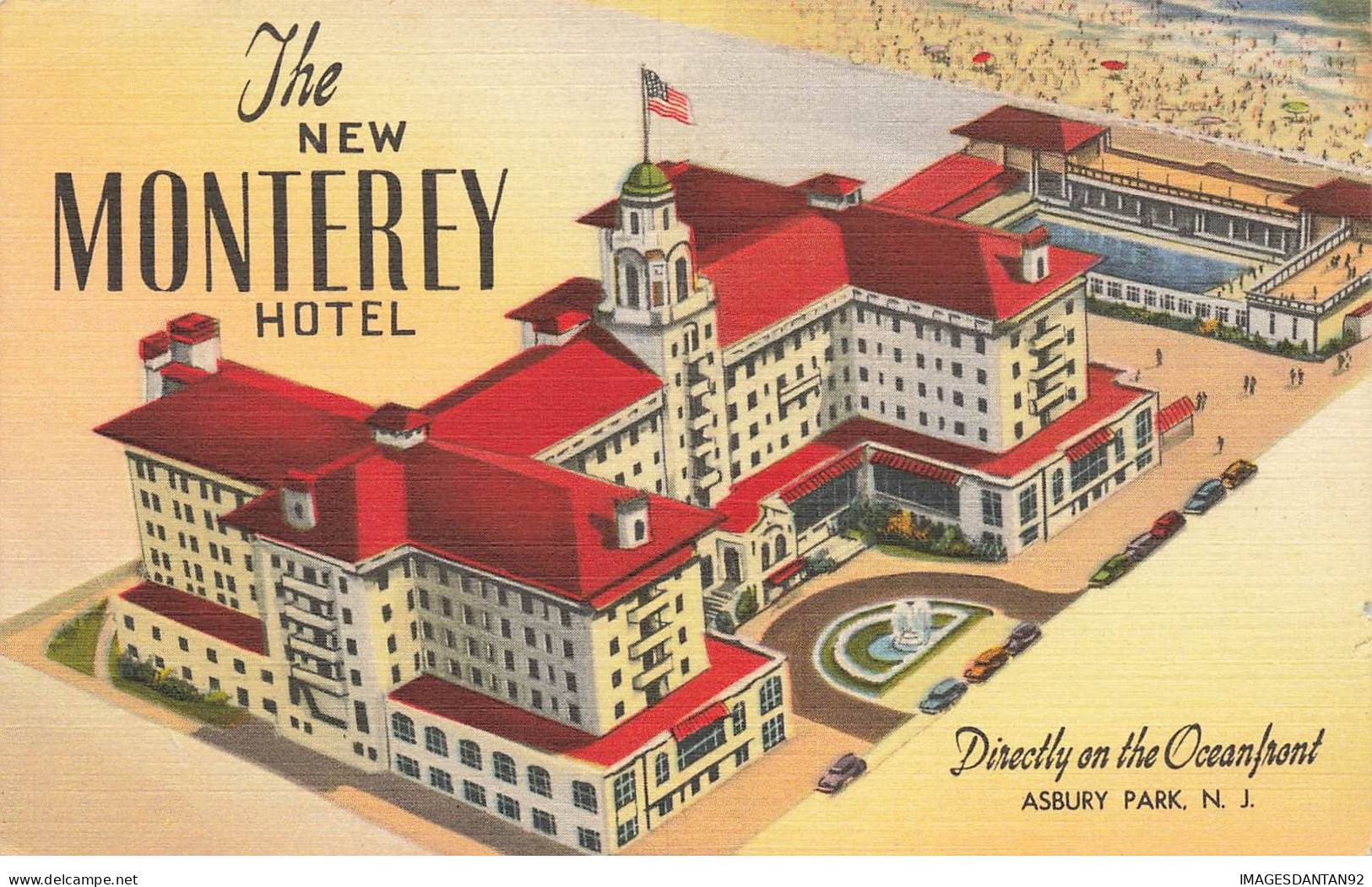 ETATS UNIS #MK42234 THE NEW MONTEREY HOTEL  ABSURY PARK - Other & Unclassified