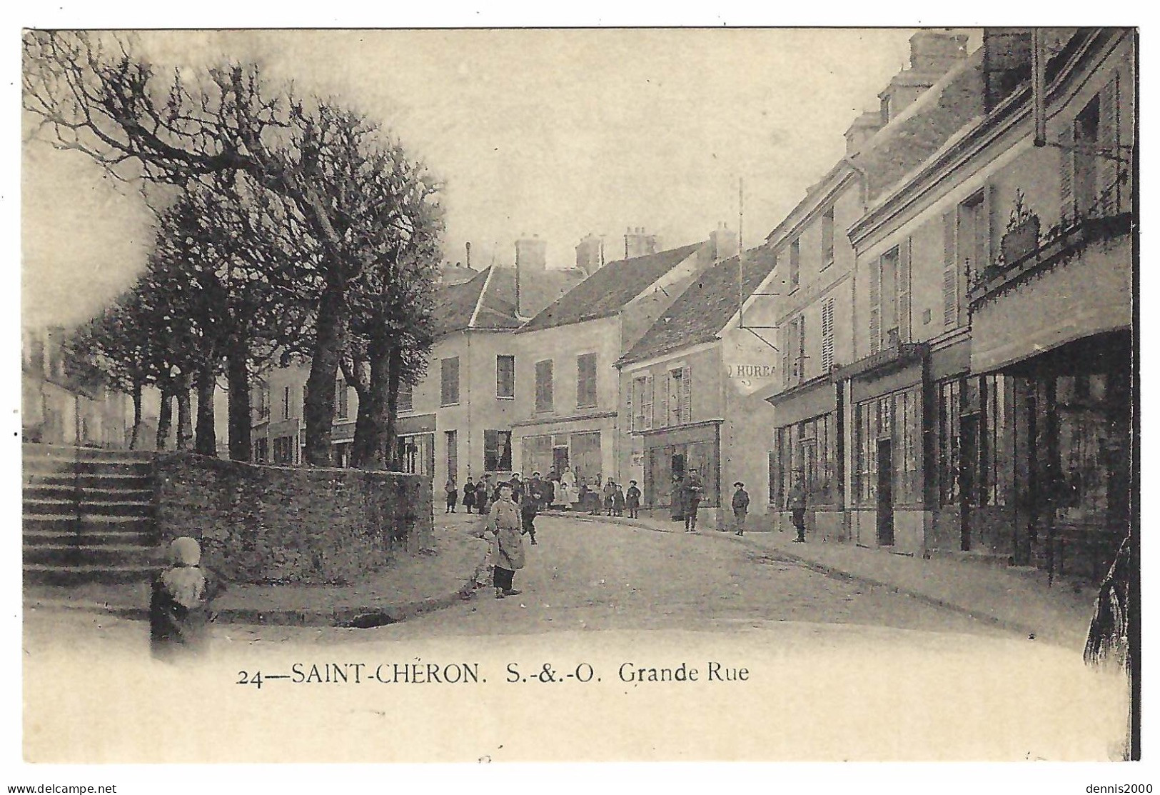 SAINT CHERON (91) - Saint-Chéron - Grande Rue - Ed. P. Royer, Etampes - Saint Cheron