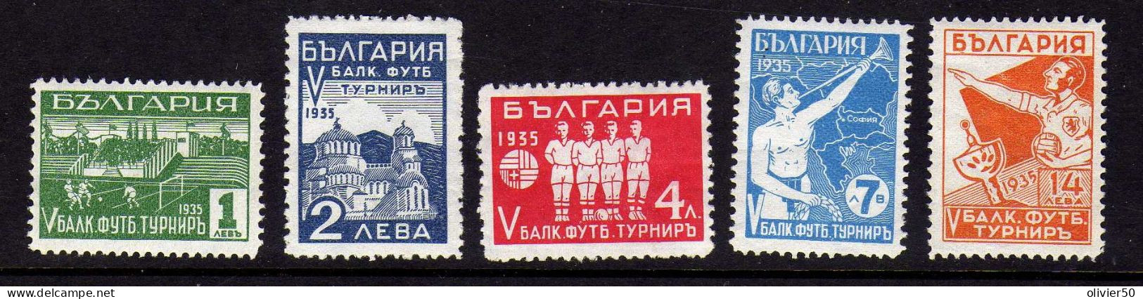 Bulgarie - (1935) -  Tournoi Balkanique De Football - Neufs* - MLH - Unused Stamps