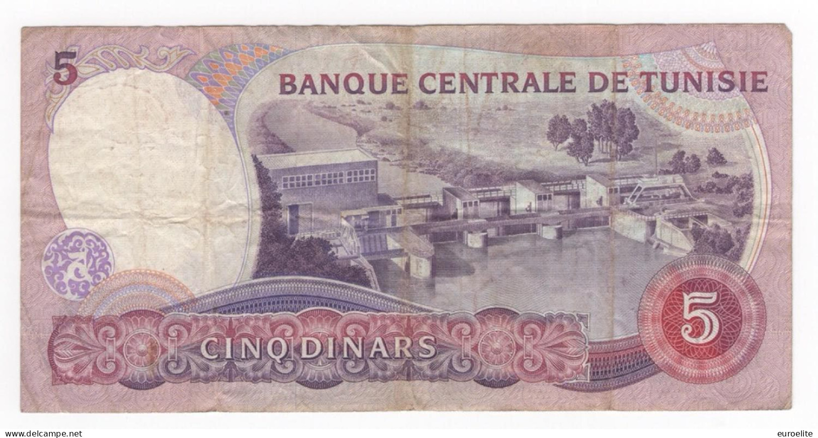 Tunisia - Repubblica (dal 1957) - 5 Dinari 1983 - Tusesië