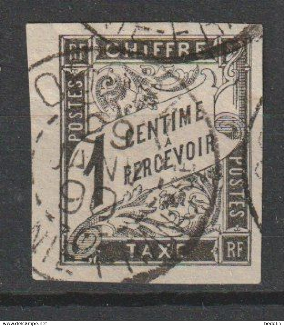 TAXE  N° 1  OBL OBOCK TTB - Postage Due