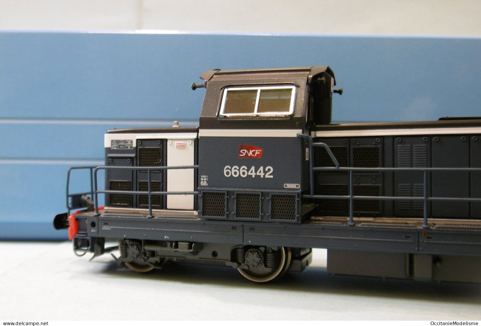 Jouef - Locomotive DIESEL BB 666442 66400 SNCF Bleu ép. VI Réf. HJ2441 Neuf HO 1/87 - Loks