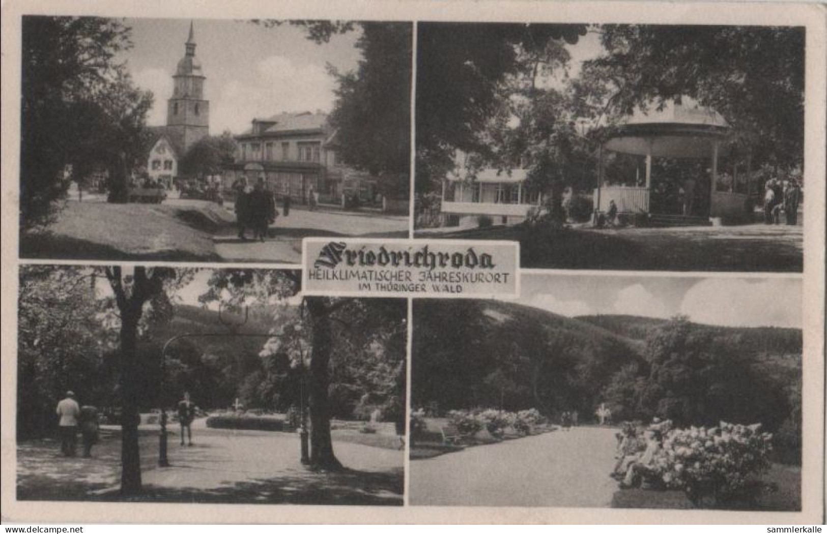 62451 - Friedrichroda - 4 Teilbilder - Ca. 1955 - Friedrichroda