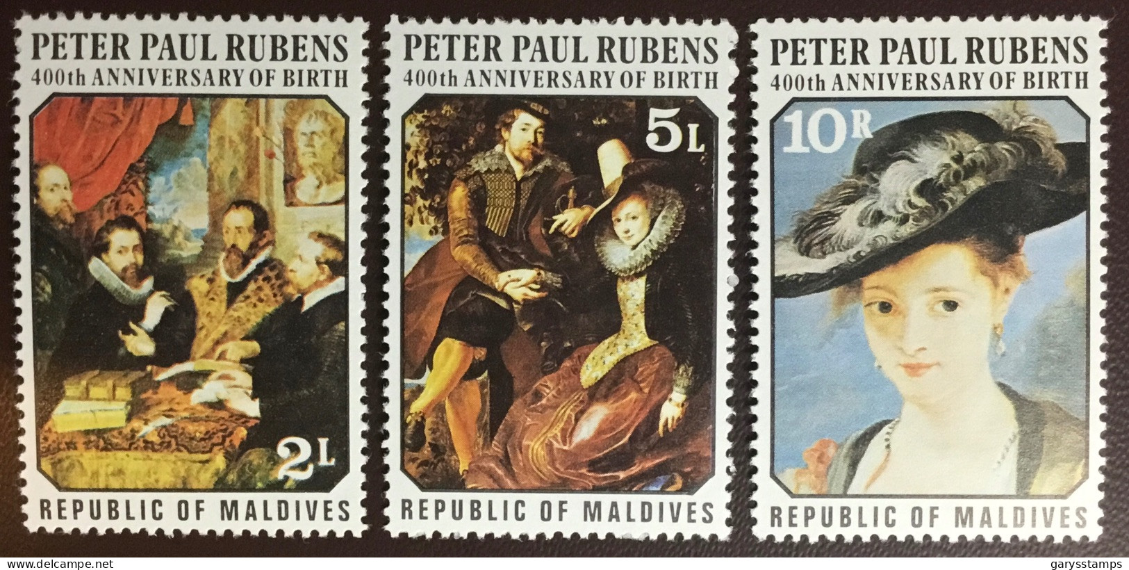 Maldives 1977 Rubens Anniversary MNH - Maldiven (1965-...)