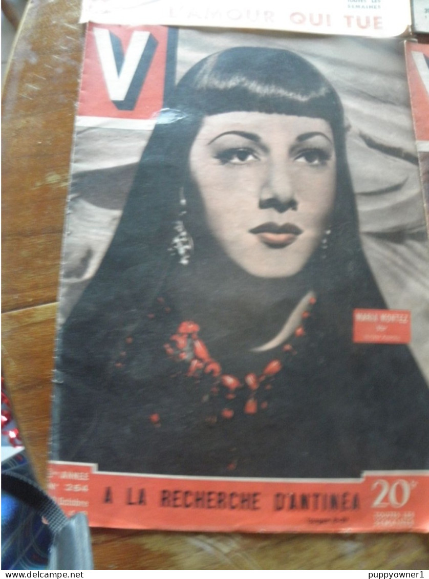 4 Vintage V Magazine 1949 (érotisme Pour Adultes) - Zeitschriften & Kataloge