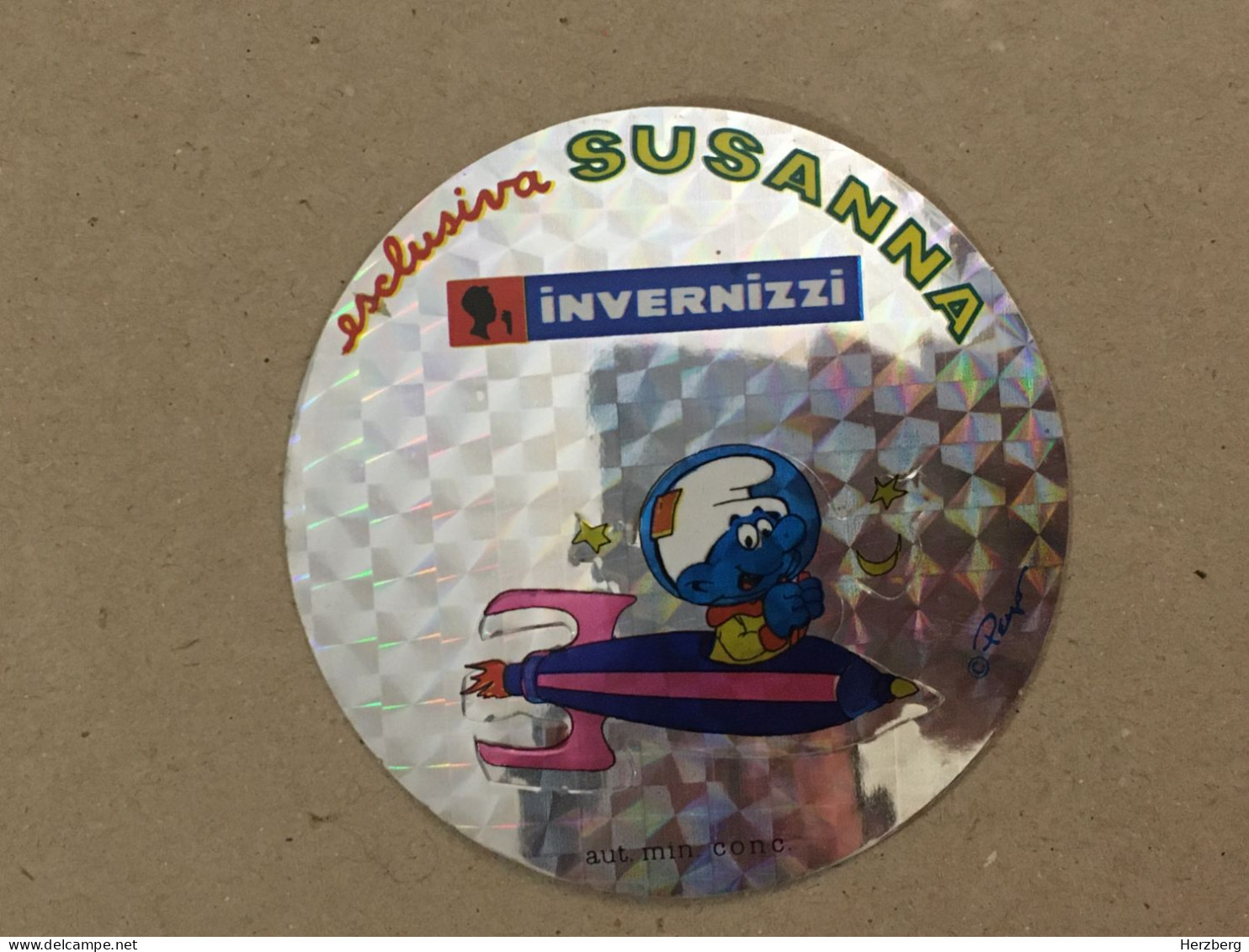 Italia Italy Edition - Adhesive Sticker - The Smurfs - Other & Unclassified