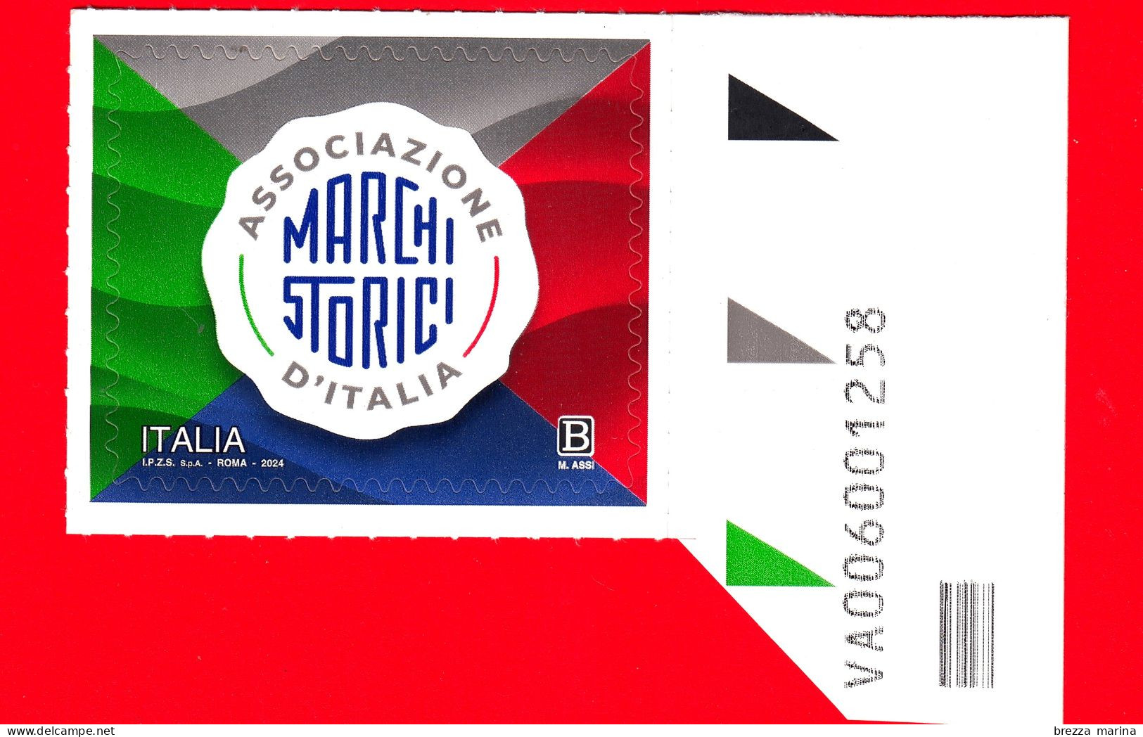 Nuovo - MNH - ITALIA - 2024 - Associazione Marchi Storici D’Italia – Logo - B - Alfanumerico - 2021-...:  Nuevos